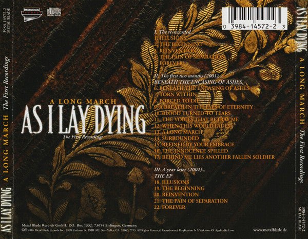 USED: As I Lay Dying - A Long March: The First Recordings (CD, Comp) - Used - Used