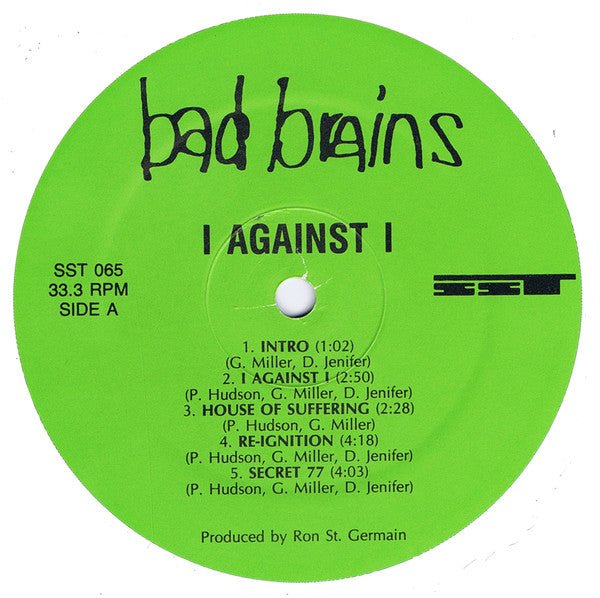 USED: Bad Brains - I Against I (LP, Album) - Used - Used