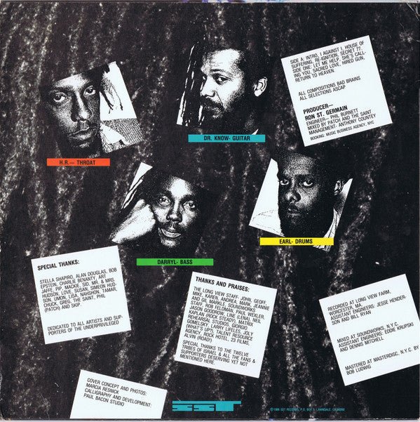 USED: Bad Brains - I Against I (LP, Album) - Used - Used