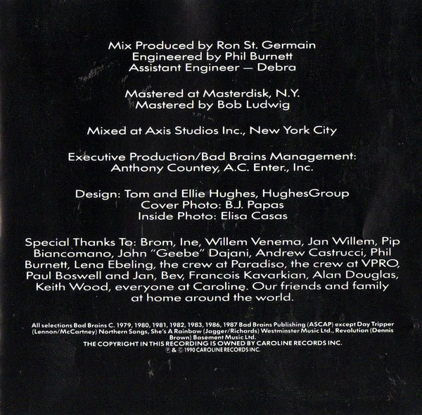 USED: Bad Brains - The Youth Are Getting Restless (Live At The Paradiso, Amsterdam, 1987) (CD, Album) - Used - Used