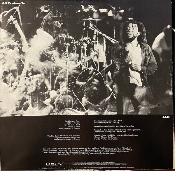 USED: Bad Brains - The Youth Are Getting Restless (Live At The Paradiso, Amsterdam, 1987) (LP, Album) - Used - Used