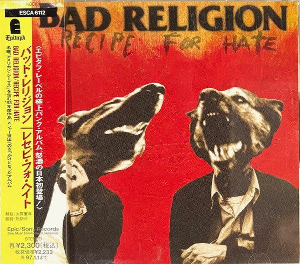 USED: Bad Religion - Recipe For Hate (CD, Album, RE) - Used - Used