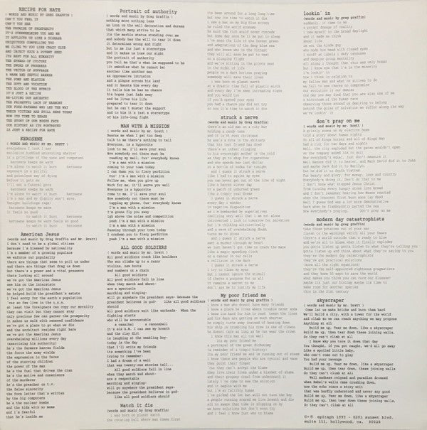 USED: Bad Religion - Recipe For Hate (LP, Album, RE, RP) - Used - Used