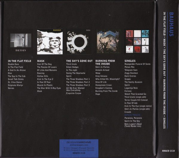 USED: Bauhaus - 5 Albums (CD, Album, RE, RM + CD, Album, RE, RM + CD, Album,) - Used - Used