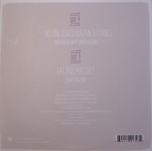 USED: Bazan* And Deerhoof - Bazan And Deerhoof (7", Single, Ltd, Blu) - Used - Used