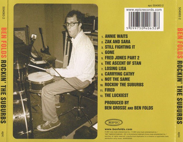 USED: Ben Folds - Rockin' The Suburbs (CD, Album) - Used - Used
