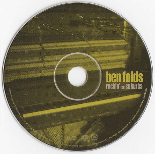 USED: Ben Folds - Rockin' The Suburbs (CD, Album) - Used - Used