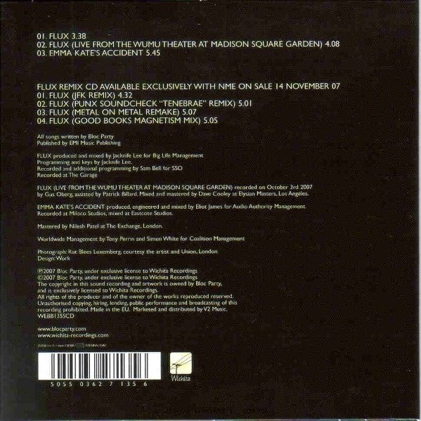 USED: Bloc Party - Flux (Minimax, Single, CD2) - Used - Used