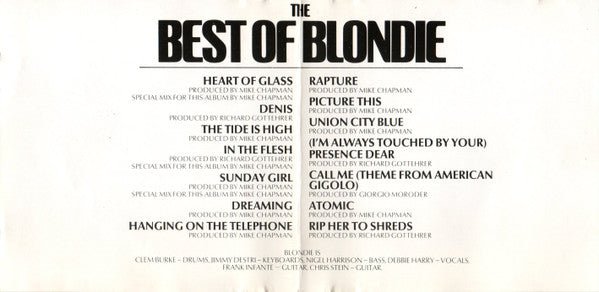 USED: Blondie - The Best Of Blondie (CD, Comp, RE) - Used - Used