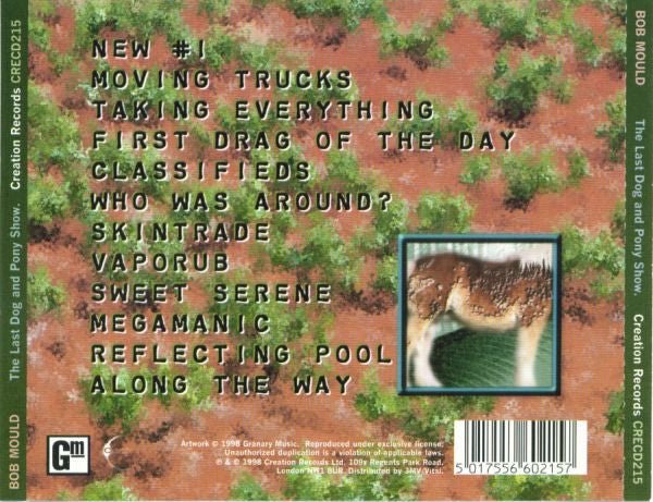 USED: Bob Mould - The Last Dog And Pony Show (CD, Album) - Used - Used