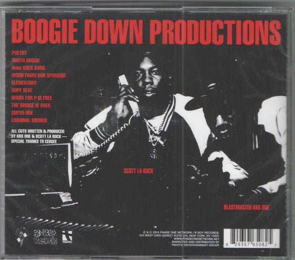USED: Boogie Down Productions - Criminal Minded (CD, Album, RE) - Used - Used