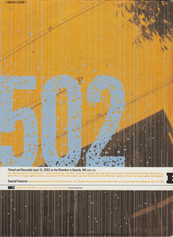 USED: Botch - 061502 (DVD - V, NTSC + CD, Album) - Used - Used