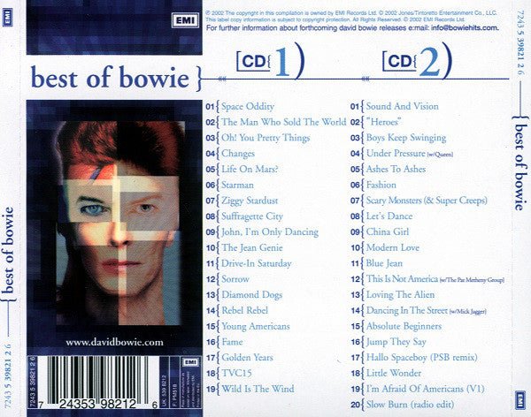 USED: Bowie* - Best Of Bowie (2xCD, Comp, RM) - Used - Used