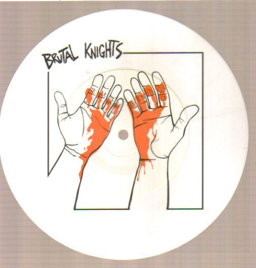 USED: Brutal Knights - Terrible Evenings E.P. (7", EP, Ltd, RP, Whi) - Used - Used
