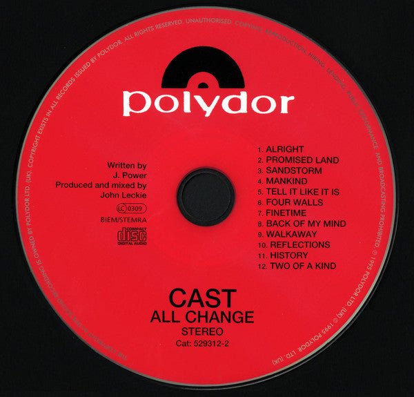 USED: Cast - All Change (CD, Album, RE) - Used - Used