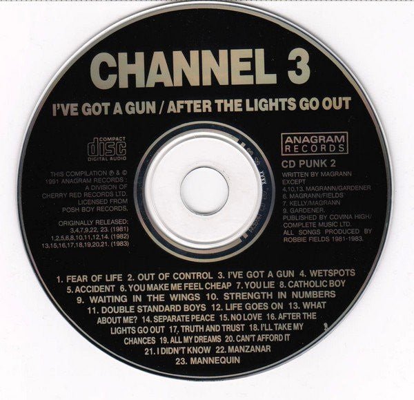 USED: Channel 3 - I've Got A Gun / After The Lights Go Out (CD, Comp) - Used - Used