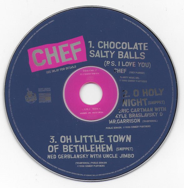 USED: Chef - Chocolate Salty Balls (CD, Maxi) - Used - Used