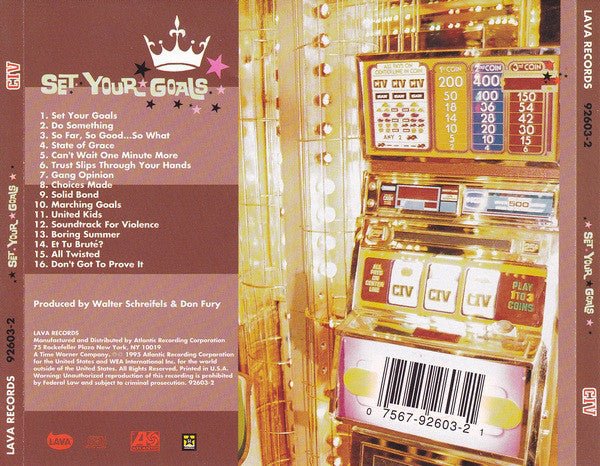 USED: CIV - Set Your Goals (CD, Album) - Used - Used