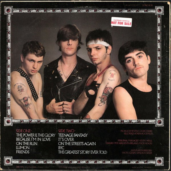 USED: Cockney Rejects - The Power & The Glory (LP, Album) - Used - Used