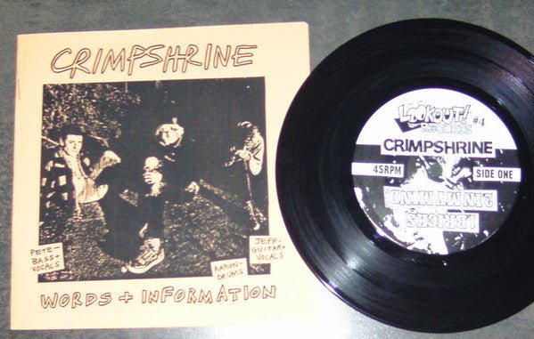 USED: Crimpshrine - Sleep, What's That? E.P. (7", EP, Num) - Used - Used