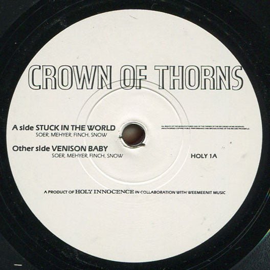 USED: Crown Of Thorns - Stuck In The World (7") - Used - Used