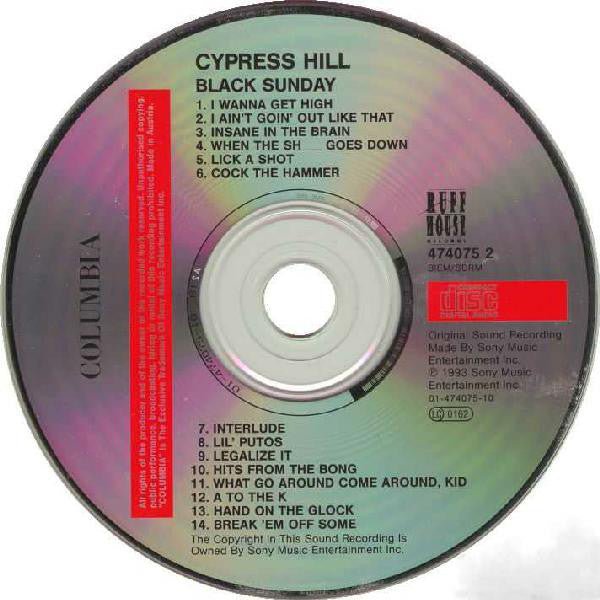 USED: Cypress Hill - Black Sunday (CD, Album) - Used - Used