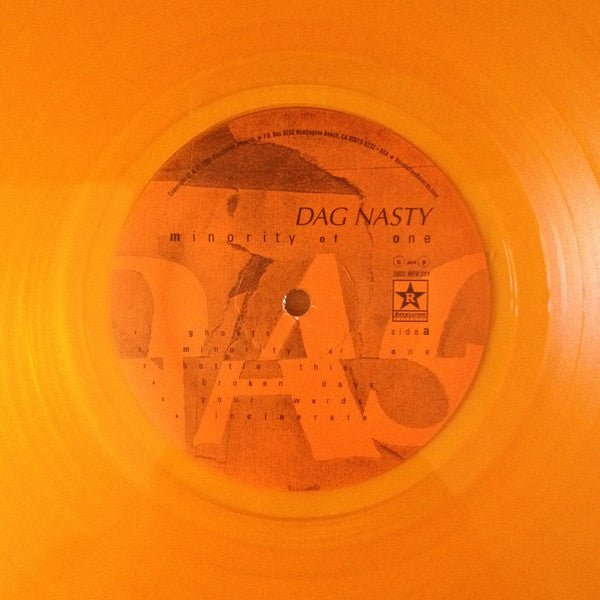 USED: Dag Nasty - Minority Of One (LP, Album, RP, Gol) - Used - Used