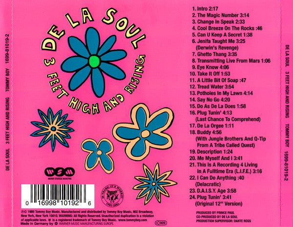 USED: De La Soul - 3 Feet High And Rising (2xCD, Album, RE, RM) - Used - Used