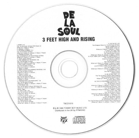 USED: De La Soul - 3 Feet High And Rising (CD, Album, RE) - Used - Used