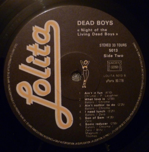 USED: Dead Boys* - Night Of The Living Dead Boys (LP, Album, RE) - Used - Used
