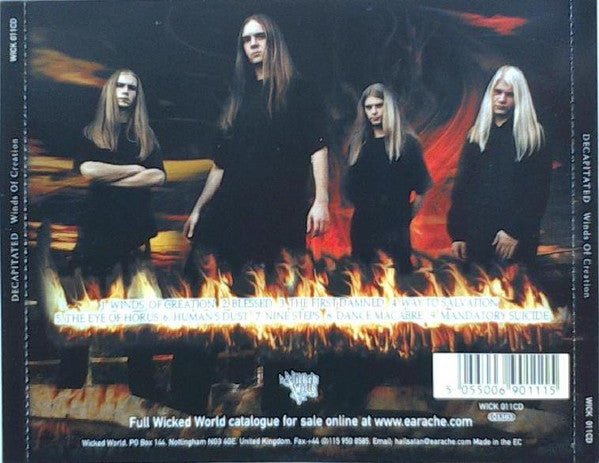 USED: Decapitated - Winds Of Creation (CD, Album) - Used - Used