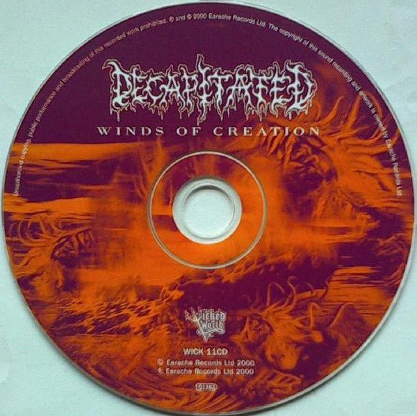 USED: Decapitated - Winds Of Creation (CD, Album) - Used - Used