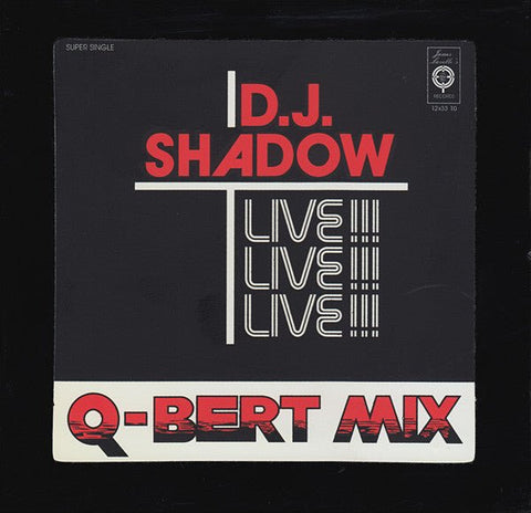 USED: D.J. Shadow* - Q-Bert Mix (Live!!!) (CD, Single, Mixed) - Used - Used