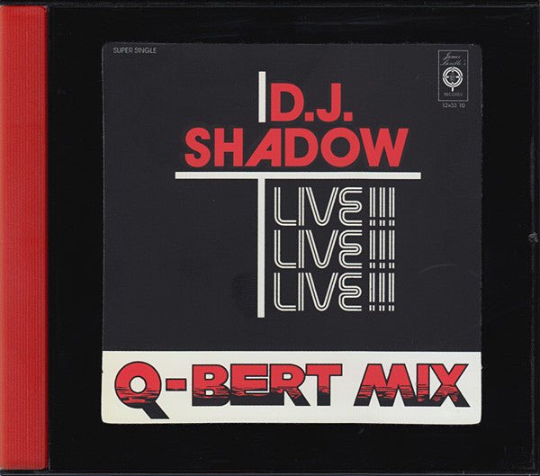 USED: D.J. Shadow* - Q-Bert Mix (Live!!!) (CD, Single, Mixed) - Used - Used