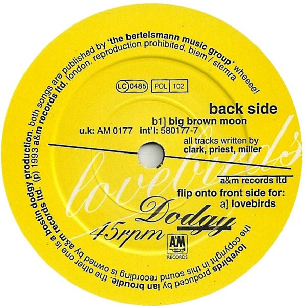 USED: Dodgy - Lovebirds (7", Single) - Used - Used