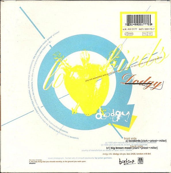 USED: Dodgy - Lovebirds (7", Single) - Used - Used