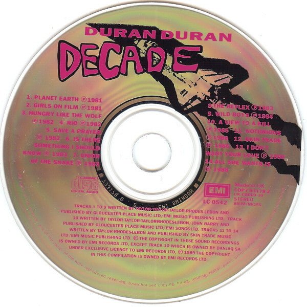 USED: Duran Duran - Decade (CD, Comp, Pin) - Used - Used
