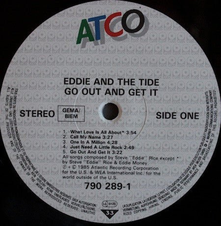 USED: Eddie And The Tide - Go Out And Get It (LP, Album) - Used - Used