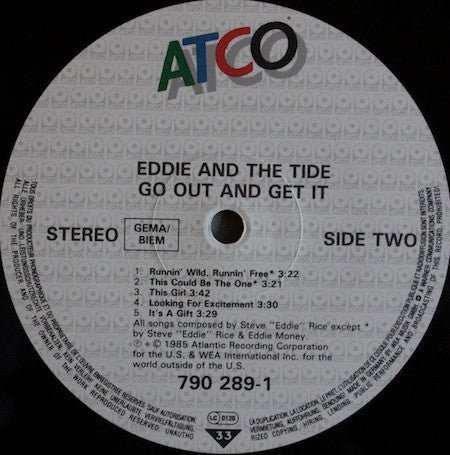 USED: Eddie And The Tide - Go Out And Get It (LP, Album) - Used - Used