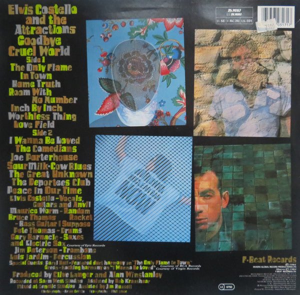 USED: Elvis Costello & The Attractions - Goodbye Cruel World (LP, Album) - Used - Used