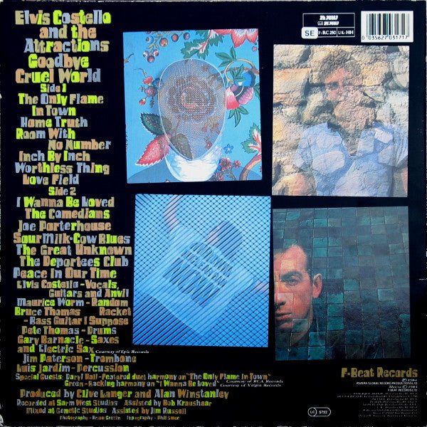 USED: Elvis Costello & The Attractions - Goodbye Cruel World (LP, Album) - Used - Used