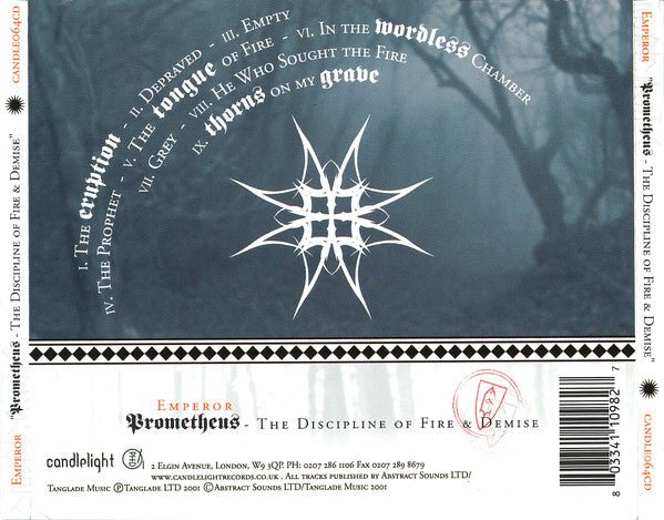 USED: Emperor - Prometheus - The Discipline Of Fire & Demise (CD, Album) - Used - Used