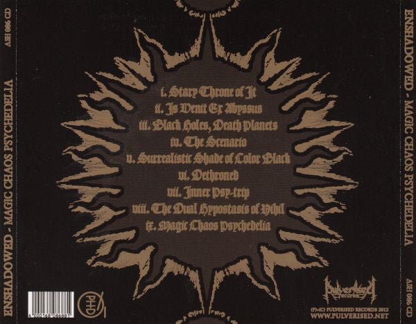 USED: Enshadowed - Magic Chaos Psychedelia (CD, Album) - Used - Used