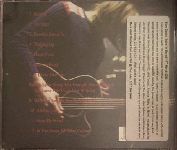 USED: Evan Dando - Baby I'm Bored (CD, Album) - Used - Used