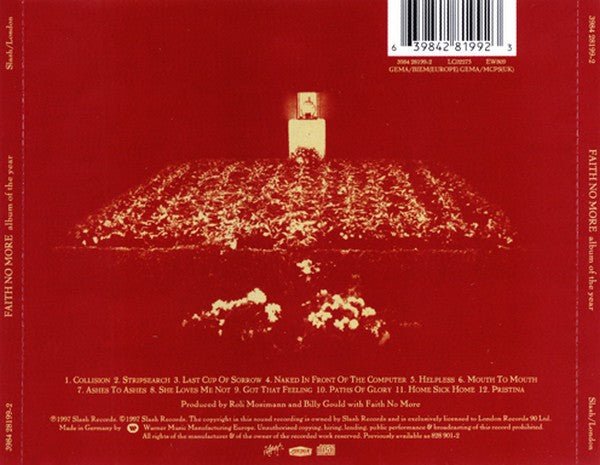 USED: Faith No More - Album Of The Year (CD, Album, RE, WMM) - Used - Used