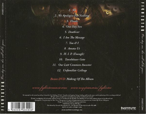 USED: Fightstar - One Day Son, This Will All Be Yours (CD, Album + DVD - V) - Used - Used