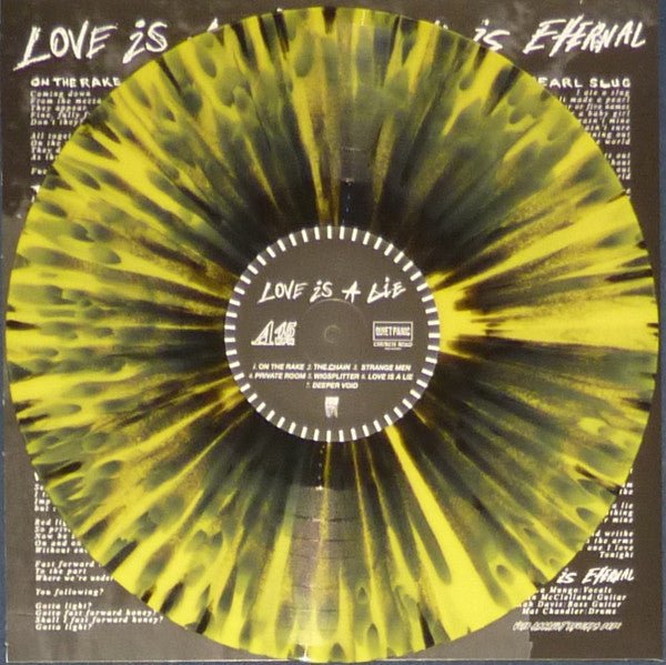 USED: Filth Is Eternal - Love Is A Lie, Filth Is Eternal (LP, Album, Yel) - Used - Used