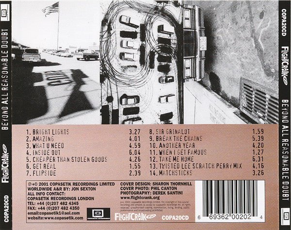 USED: Flightcrank - Beyond All Reasonable Doubt (CD, Album) - Used - Used