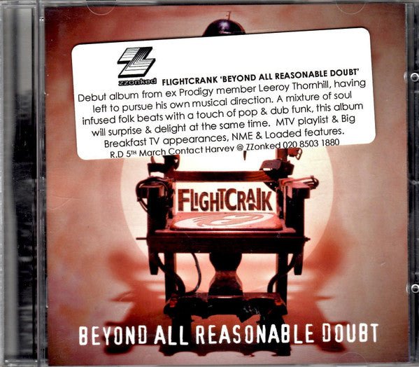 USED: Flightcrank - Beyond All Reasonable Doubt (CD, Album) - Used - Used