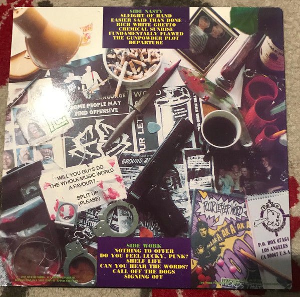 USED: Four Letter Word - A Nasty Piece Of Work (LP, Album) - Used - Used
